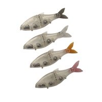 Nouvel Arrivage – Corps de Leurre Souple Non Peint 12,5 cm / 35 g, Type Glider à Queue Souple, à Coulée Lente, pour Eau Douce, Spécial Gros Achigan