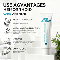 Pommade Efficace Contre les Hémorroïdes : Soulage la Douleur et l'Enflure, Traite les Fissures Anales, Durée de Vie 2 Ans, Dispositif Médical de Classe I