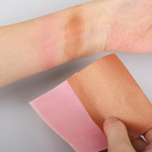 secante de aceite cosmético maquillaje de sombra de ojos y papel en polvo rubor logotipo personalizado papel secante de ma - Product Image 2