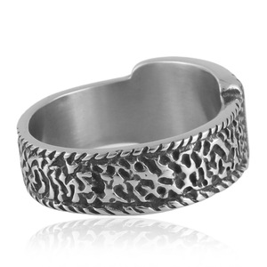 Anillo de Acero Inoxidable para Hombre con Letra H-D, Diseño Geométrico, Estilo Punk, Joyería de Regalo 21024 - Product Image 2