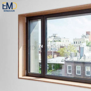 Ventanas Corredizas Modernas de Aleación de Aluminio con Malla de Acero Inoxidable, Vidrio de Bajo Consumo y Diseño Insonorizado - Product Image 1