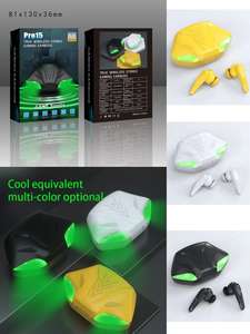 Écouteurs de jeu S15 <span class=keywords><strong>moins</strong></span> chers, stéréo intra-auriculaires, casque BT 5.0, stéréo HIFI, écouteurs sans fil Pro15, faible latence - Product Image 6