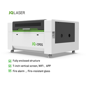 Machine de gravure et de découpe au laser CO2 JQLASER 1390 80W 130W 300W 500W 600W pour le bois, l'acrylique, le cuir et les matériaux non métalliques - Product Image 1