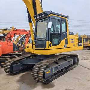 Mini-excavatrice Komatsu pc200-8n1 de 20 tonnes d'occasion, peu d'heures de fonctionnement, fiable pour la construction et l'aménagement paysager, équipement Komatsu d'occasion - Product Image 3