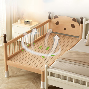 <span class=keywords><strong>Culla</strong></span> convertibile faggio letto <span class=keywords><strong>per</strong></span> bambini giunzione accanto a letto lettino esteso piatto piccolo presepe ragazzi e ragazze bambino in legno massiccio <span class=keywords><strong>culla</strong></span> - Product Image 2