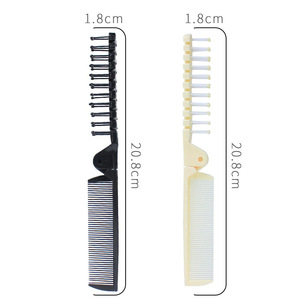 Peigne de voyage pliable en plastique, grande taille, antistatique, portable, pour enfants - Product Image 2