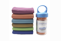 Serviette de sport rectangulaire BONITA HY en microfibre à séchage rapide, technique tricotée, rafraîchissante et glacée, indispensable pour la gym et les activités extérieures