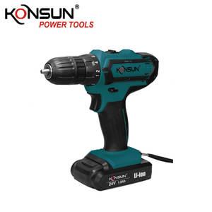 Juego <span class=keywords><strong>de</strong></span> Taladro Inalámbrico KONSUN 16.8V/21V |   Herramienta Eléctrica con Mandril sin Llave <span class=keywords><strong>de</strong></span> Velocidad Variable para Bricolaje y Trabajos en Madera |   Soporte OEM para Baterías <span class=keywords><strong>de</strong></span> Litio - Product Image 1