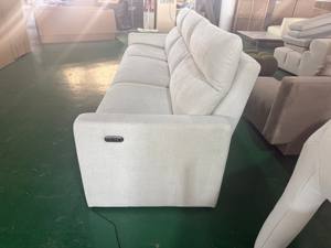 Sofá Moderno y Sencillo Reclinable de Tres Plazas para Sala de Estar, Color Blanco, de Alta Calidad, para Villa o Apartamento - Product Image 5