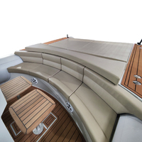 Bateau pneumatique RIB de luxe d'usine, 38 pieds, 1150 1200, coque rigide en aluminium en forme de V profond, Hypalon Orca, avec T Top, à vendre