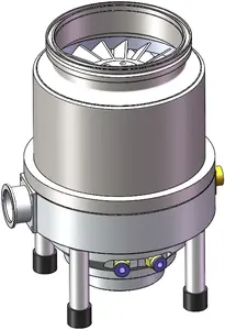 Presa di fabbrica industriale 600L/S vuoto Turbo pompa a vuoto molecolare per rivestimento