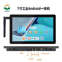 Conception personnalisée Écran tactile 7 pouces Android 11 RK3568 1024*600 Ordinateur à panneau PC industriel à cadre ouvert pour kiosque/maison intelligente