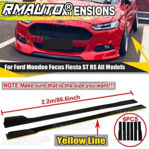 สเกิร์ตข้างรถยนต์ขนาด 2 ม./2.2 ม. แบบยูนิเวอร์แซล สำหรับ BMW Audi Benz Toyota Nissan Mazda Ford Mustang - Product Image 3