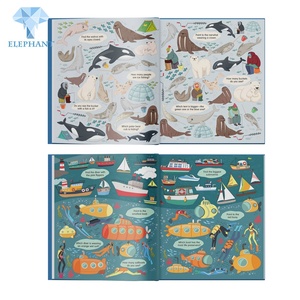 Libro Infantil Personalizado en China con Impresión de Tinta Ecológica a Color, Dibujos Animados en Inglés, Adhesivos Mágicos para Niños y Bebés - Product Image 3