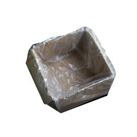 Doublure de carton transparente anti-humidité, sac carré en PE épaissi anti-poussière pour l'emballage de marchandises et la protection des conteneurs d'expédition
