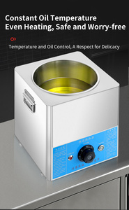 Matériel de restauration et hôtellerie : Chauffe-huile à température constante 3L pour la préparation stable de poisson tranché et de bœuf bouilli - Product Image 2