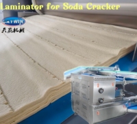 Ligne de production de biscuits, laminateur de pâte avec pulvérisateur, adapté à la fabrication de biscuits soda et de biscuits panda, machine à fabriquer des biscuits