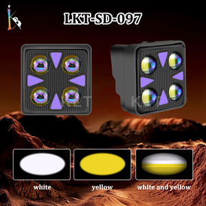 <span class=keywords><strong>KLT</strong></span> Nouveaux Phares de Travail à 4 Lentilles, Projecteurs, Feux Antibrouillard, Feux de <span class=keywords><strong>Conduite</strong></span>, Feux Auxiliaires LED Super Lumineux, Accessoires Auto - Product Image 4