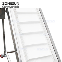 Convoyeur incliné à godets ZONESUN ZS-SLJ2 pour particules, noix, haricots, granulés – Machine d'alimentation de grains pour ligne de production