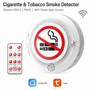 WLAN-Detektor für <span class=keywords><strong>E</strong></span>-Zigaretten und <span class=keywords><strong>Vapes</strong></span> |   Intelligenter Rauchmelder mit Backup-Batterie Smart Life Tuya App-Steuerung PM2.5 Monitor - Product Image 1