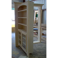 Étagère à livres en bois massif GGlobal avec porte escamotable rotative dissimulée, design moderne, pour sous-sol, fonctionnement manuel, Guangdong