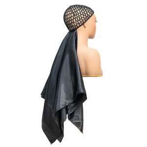 HZM-26025 <span class=keywords><strong>Redecilla</strong></span> de Moda para Mujer, Juego 2 en 1, <span class=keywords><strong>Redecilla</strong></span> y Pañuelo, Venta al por Mayor de Fábrica, Redecillas y Pañuelos para Mujer - Product Image 4