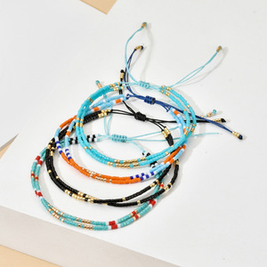 Collection de bracelets Resoul Boho en perles de rocaille, faits main, tressés, avec perles Miyuki, œil porte-bonheur et étoiles, bracelets empilables pour femme, bijoux cadeaux - Product Image 4