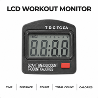 Mini-vélo d'exercice compact avec écran LCD et résistance réglable pour personnes âgées, récupération post-AVC, thérapie à domicile
