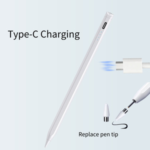 Lápiz Óptico Activo con Logotipo Personalizado OEM para iPad Pro, Air, Mini, <span class=keywords><strong>Samsung</strong></span> Galaxy <span class=keywords><strong>Tab</strong></span>, Lápiz Digital Inteligente Recargable Tipo-C - Product Image 2