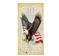 Serviette de plage en microfibre anti-sable à séchage rapide, imprimée du drapeau patriotique commémoratif du 250e anniversaire des États-Unis 1776-2026, vente en gros