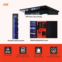 Distributeur automatique intelligent XY pour l'extérieur : étanche IP65 et anti-vandalisme, combinaison snacks et boissons, vente au détail automatisée 24h/24 et 7j/7, toutes saisons, CE