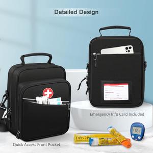 Borsa Termica da Viaggio per Insulina con Tracolla, per Forniture Diabetiche e Medicinali Essenziali - Product Image 2