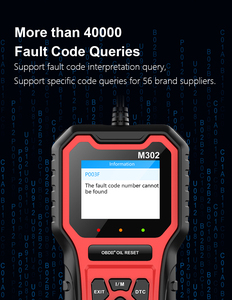 12V <span class=keywords><strong>OBDII</strong></span> ELM327 M302 OBD2 đọc mã Scanner xe chẩn đoán Scanner OBD2 ô tô đọc mã - Product Image 6