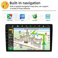 Autoradio universel 9 10 pouces 1din Android Headunit avec Carplay Android Auto IPS écran tactile caméra GPS BT WIFI stéréo