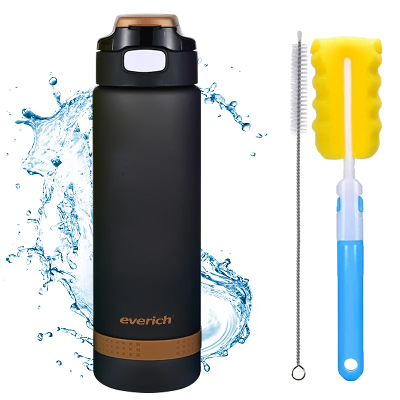 Everich गर्मियों में पदोन्नति 1 लीटर प्रेरक <span class=keywords><strong>दूध</strong></span> पानी की बोतलें भूसे के साथ ढक्कन बार पीने के लिए BPA मुक्त पाले सेओढ़ लिया प्लास्टिक थोक