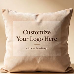 Funda de Almohada Personalizada / Almohada con Relleno, Cojín con Estampado Personalizado en Piel de Durazno, Lino y Seda de Hielo - Product Image 1
