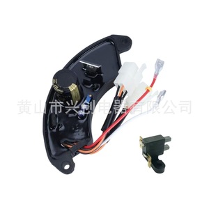 เครื่องควบคุมแรงดันไฟฟ้าของเครื่องกำเนิดไฟฟ้าเบนซิน 178F 186FA 188F สำหรับเครื่องไถพรวนขนาดเล็ก วัสดุพลาสติก - Product Image 1