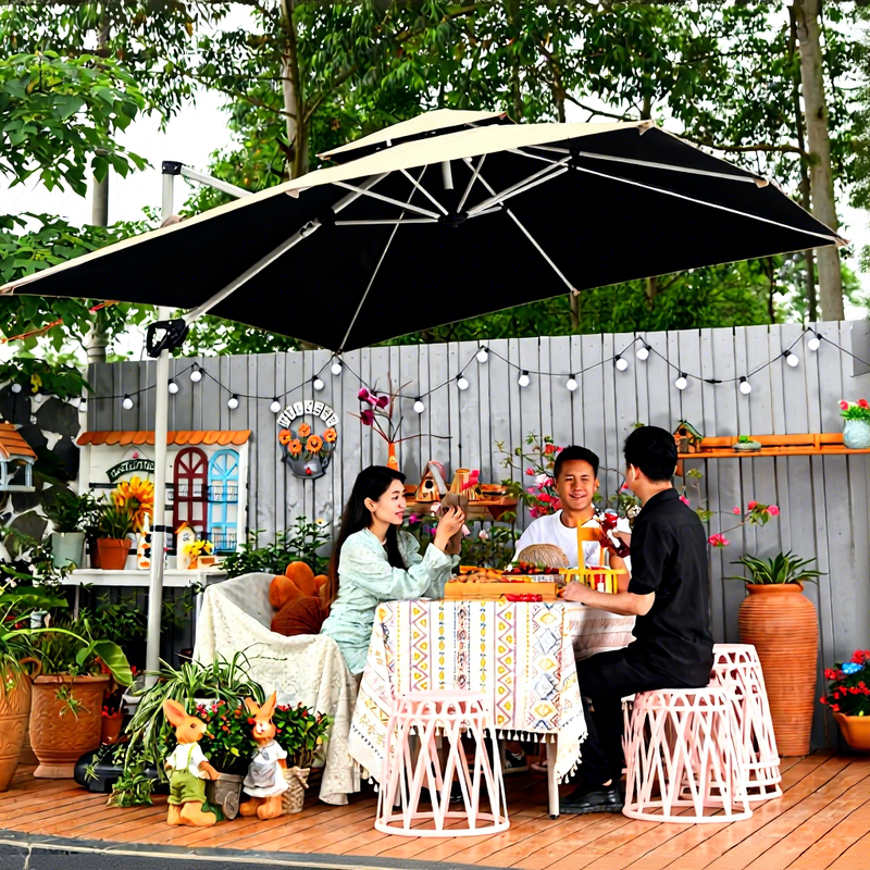 Umbrella Stand Tube Canterliver Outdoor Umbrellas