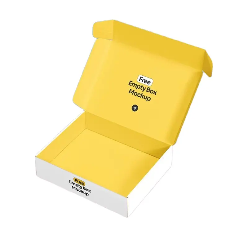 Fabbrica personalizzata lucidalabbra parrucca vestiti stoccaggio natale amaretto caramelle torta fetta regalo scatola postale in carta Kraft sfusa
