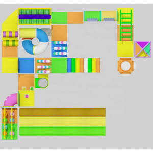 Parc <span class=keywords><strong>de</strong></span> jeux intérieur commercial, labyrinthe souple, château gonflable, certifié CE EN1176, fournisseur <span class=keywords><strong>de</strong></span> parcs d'attractions - Product Image 6