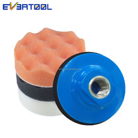 Almohadilla de espuma para pulir EVERTOOL de 3 pulgadas, Mini Kit de pulido de puntos, removedor de remolino, pulido y detalles de espuma