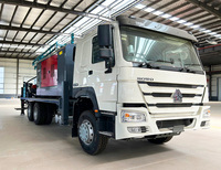 Foreuse montée sur camion pour puits profonds, hydraulique, diesel, portable, sur chenilles, haute efficacité