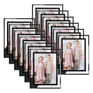 Designs <b>Gold</b> Glass Photo <b>Frame</b> Adjustable Stand for Portrait Landscape Display Stainless Steel Custom Logo Fits Various Photo - Product Image 1