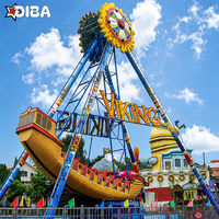 Manèges de fête foraine, attractions de parc d'attractions, bateaux vikings et pirates en fibre de verre pour enfants, à vendre