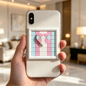 ชุดอุปกรณ์ตกแต่งเคสมือถือ DIY แบบตัวต่อ ชุดตกแต่งโทรศัพท์มือถือ DIY อุปกรณ์เสริมตกแต่ง, ชุดภาพศิลปะตัวต่อ - Product Image 1