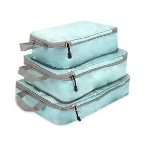 3pcs Luggage Organizer Packing Cubes Large Capacity Travel Organizer Compression Packing Cubes For Suitcases