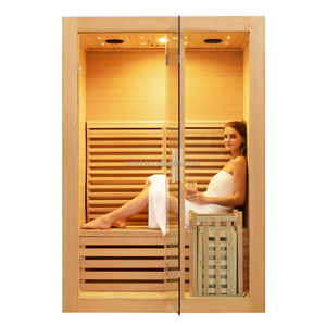 Indoor Sauna raum Hemlock <span class=keywords><strong>Steam</strong></span> Sauna <span class=keywords><strong>Room</strong></span> Für 3 Personen Größe - Product Image 2