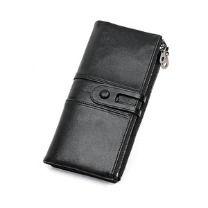 Portefeuilles de créateur tendance pour femmes, portefeuille long en <span class=keywords><strong>cuir</strong></span>, <span class=keywords><strong>porte</strong></span>-<span class=keywords><strong>monnaie</strong></span> et cartes, pochette pour femmes avec double fermeture éclair, vente en gros - Product Image 4