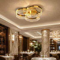 Dernière conception d'éclairage de plafond moderne pour la décoration intérieure, 36W, aluminium, acrylique, dimmable, lumière LED pour plafond, protection des yeux