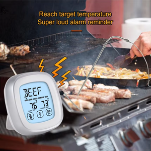 Pişirme pişirme ızgara ve hava fritöz test ekipmanları için dijital kablolu prob zamanlayıcı programlanabilir et termometresi - Product Image 4